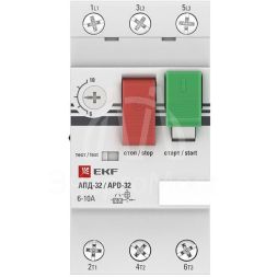 Выключатель авт. защиты двиг. АПД-32 6-10А EKF apd2-6-10