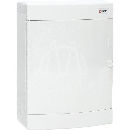 Щит распределительный навесной &amp;quot;Unix&amp;quot; бел. дверь 2х12 модулей IP40 PROxima EKF ux-2x12-nw