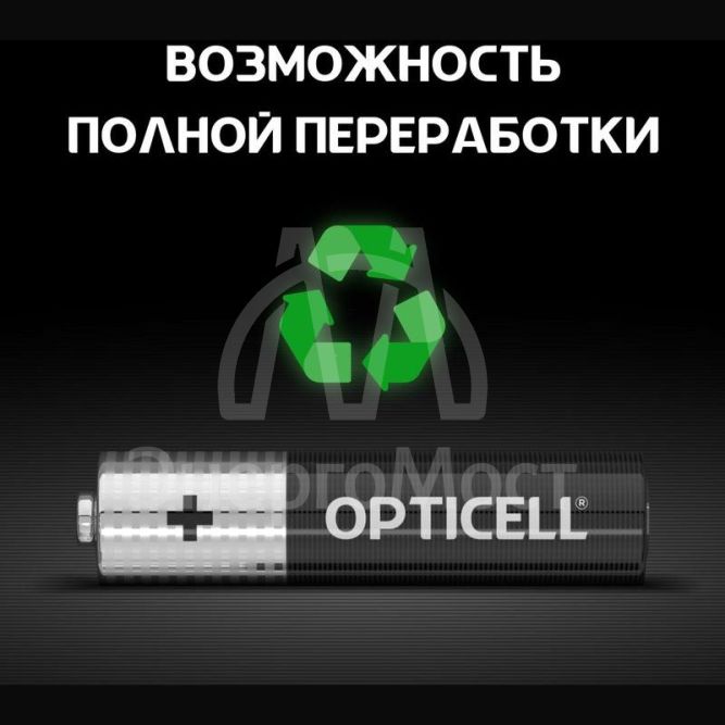 Элемент питания алкалиновый AAA/LR03 (блист. 12шт) Basic Opticell 5051011