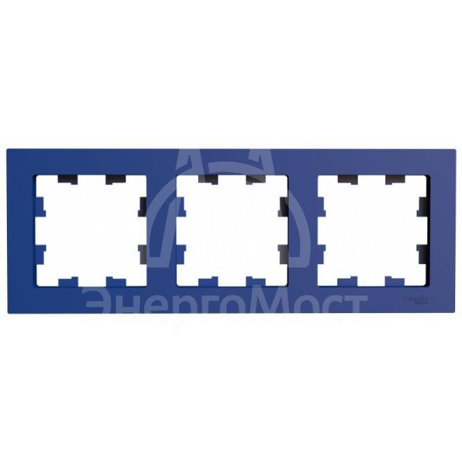 Рамка 3-пост. AtlasDesign универс. аквамарин SE ATN001103