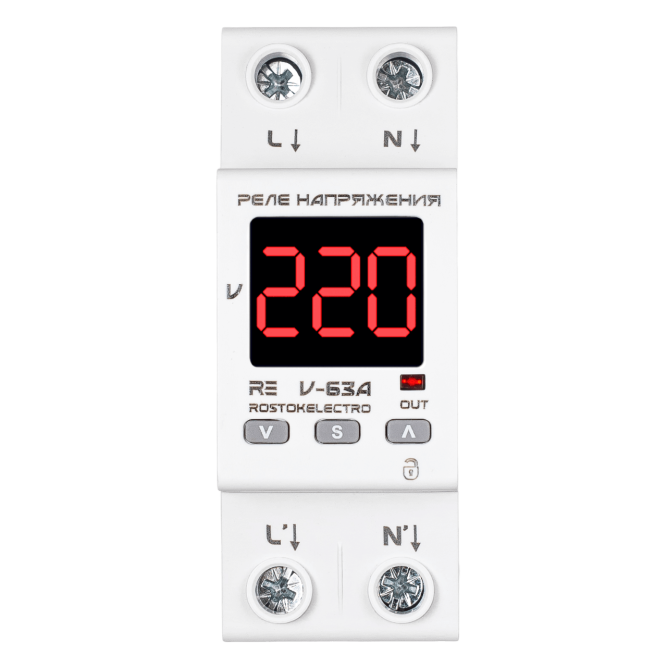 Реле напряжения <span class="product-article-no-wrap">RE V-63А</span>