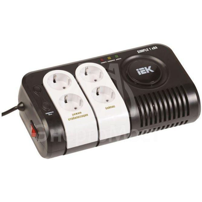 Стабилизатор напряжения Simple 1кВА IEK IVS25-1-01000