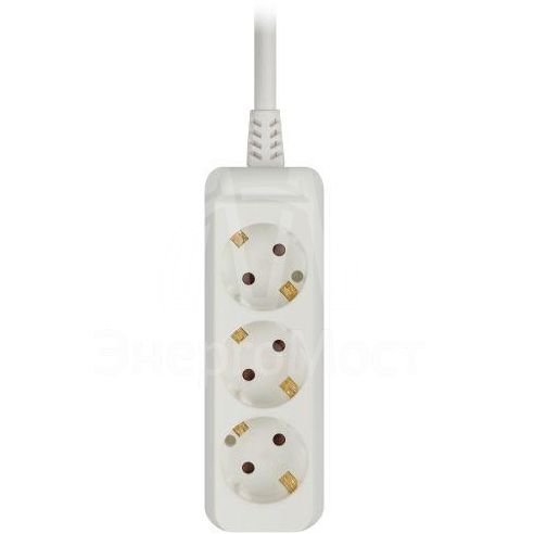 Удлинитель 3х10м с заземл. 16А U-3e-10m ПВС 3х1 ЭРА Б0028373