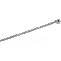 Хомут 2.5х150мм P6.6 стандартный сер. (уп.100шт) IEK UHH30-D025-150-100-K03