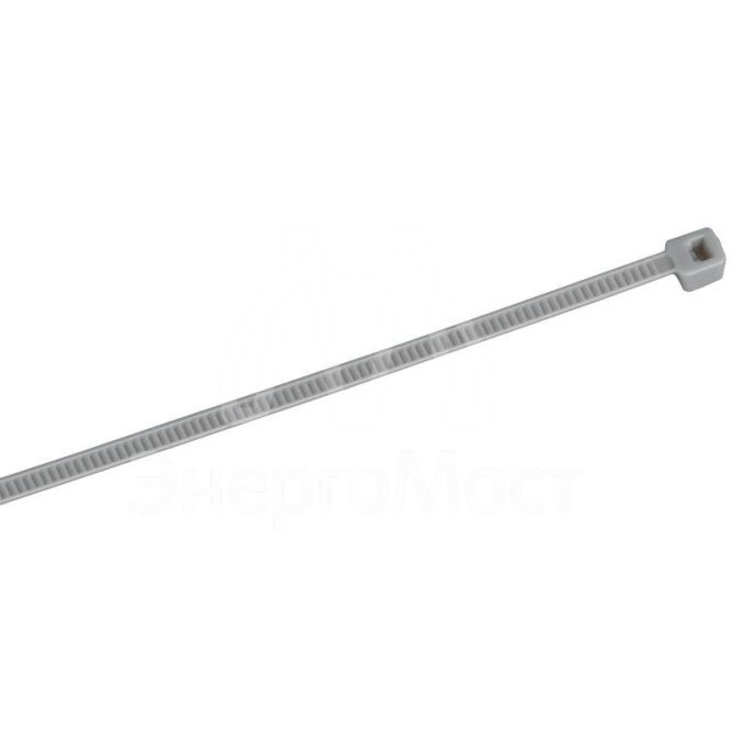 Хомут 2.5х150мм P6.6 стандартный сер. (уп.100шт) IEK UHH30-D025-150-100-K03