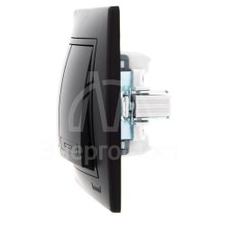 Рамка 3-м Мира горизонтальная черн. бархат LEZARD 701-4200-148