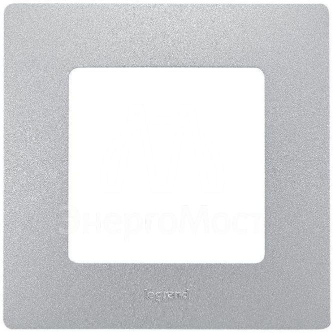 Рамка 1-м Etika алюм. Leg 672551