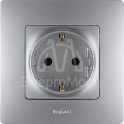 Рамка 1-м Etika алюм. Leg 672551