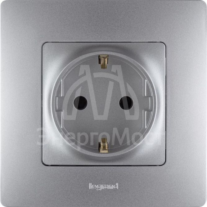 Рамка 1-м Etika алюм. Leg 672551