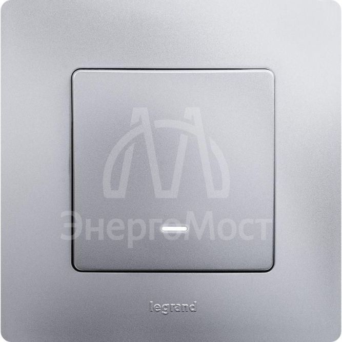 Рамка 1-м Etika алюм. Leg 672551