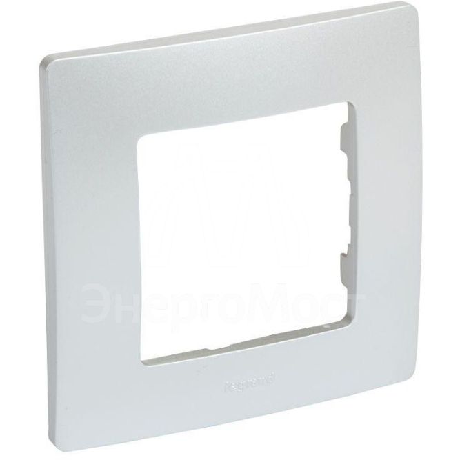 Рамка 1-м Etika алюм. Leg 672551