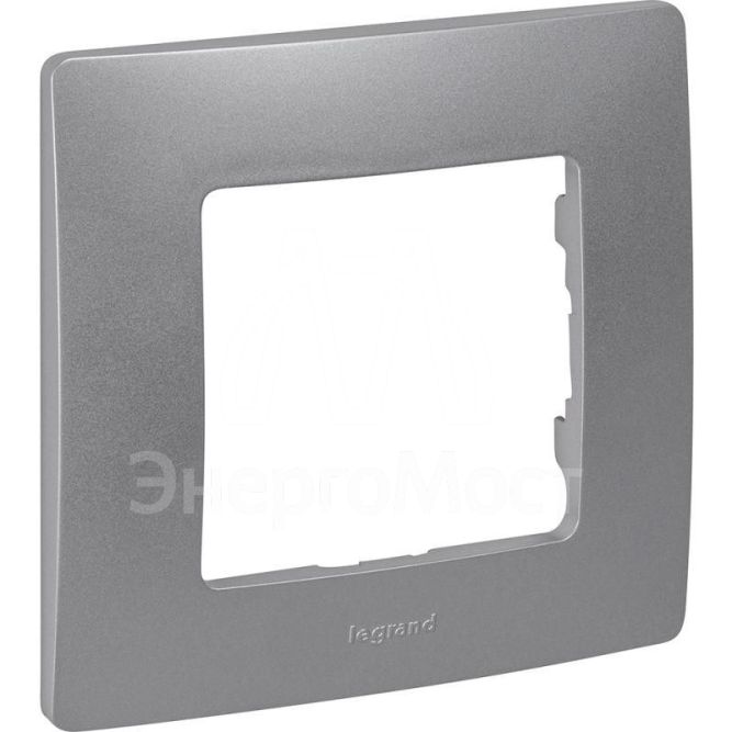 Рамка 1-м Etika алюм. Leg 672551