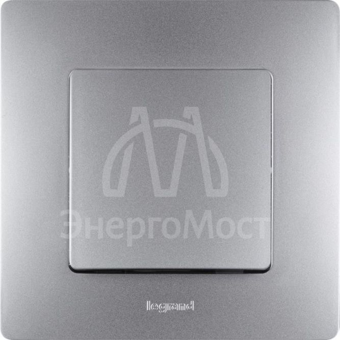 Рамка 1-м Etika алюм. Leg 672551