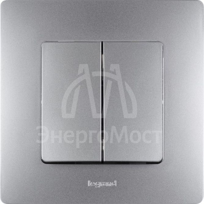 Рамка 1-м Etika алюм. Leg 672551