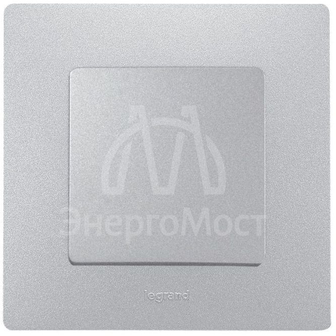 Рамка 1-м Etika алюм. Leg 672551