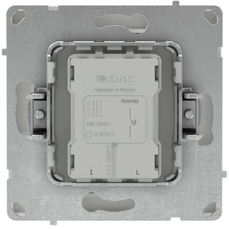 Кнопка 1-кл. KANT бел. песок DKC 7010153