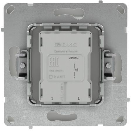 Кнопка 1-кл. KANT бел. песок DKC 7010153