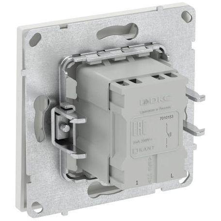 Кнопка 1-кл. KANT бел. песок DKC 7010153