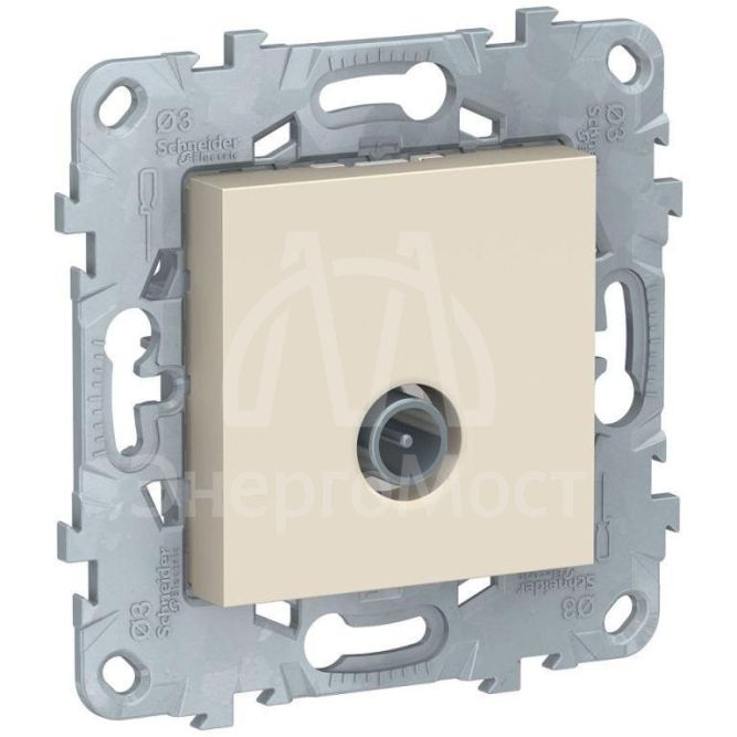 Механизм розетки TV UNICA NEW одиноч. беж. SchE NU546244