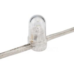 Гирлянда &amp;quot;LED Клип-лайт&amp;quot; 12В 150мм LED бел. Flashing (бел.) прозр. ПВХ (уп.100м) Neon-Night 325-165