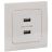 Механизм розетки USB 2-м Стокгольм 2.1А бел. PROxima EKF EYR16-028-10-2USB