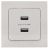 Механизм розетки USB 2-м Стокгольм 2.1А бел. PROxima EKF EYR16-028-10-2USB