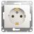 Механизм розетки 1-м Glossa 16А с заземл. перламутр SchE GSL000643