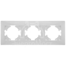 Рамка 3-м Bravo бел. GUSI С1030-001