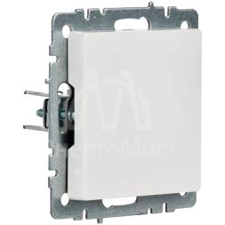 Заглушка с суппортом BRITE МЗ10-БрБ бел. IEK BR-PL10-K01