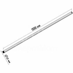 Мачта для антенн КРЫМ-1 150см Rexant 34-0483