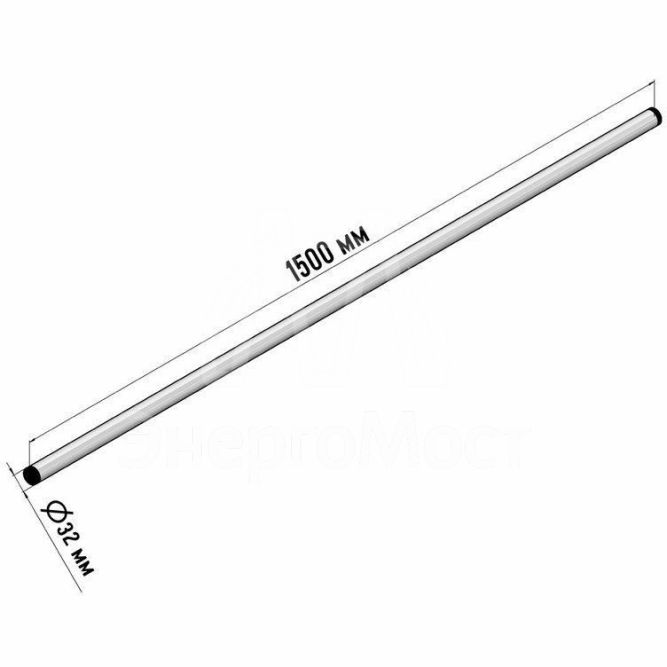 Мачта для антенн КРЫМ-1 150см Rexant 34-0483