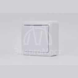 Выключатель 1-кл. 1п ОП Viola 10А IP20 бел. LEZARD 751-0200-100