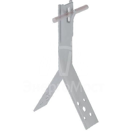 Держатель зажимной коньковый KDZ-H100-D5-8 для прутка d5-8мм H=100мм сталь КМ MA0101