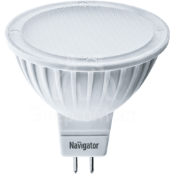 Лампа светодиодная 94 263 NLL-MR16-5-230-3K-GU5.3 5Вт 3000К тепл. бел. GU5.3 360лм 170-260В Navigator 94263