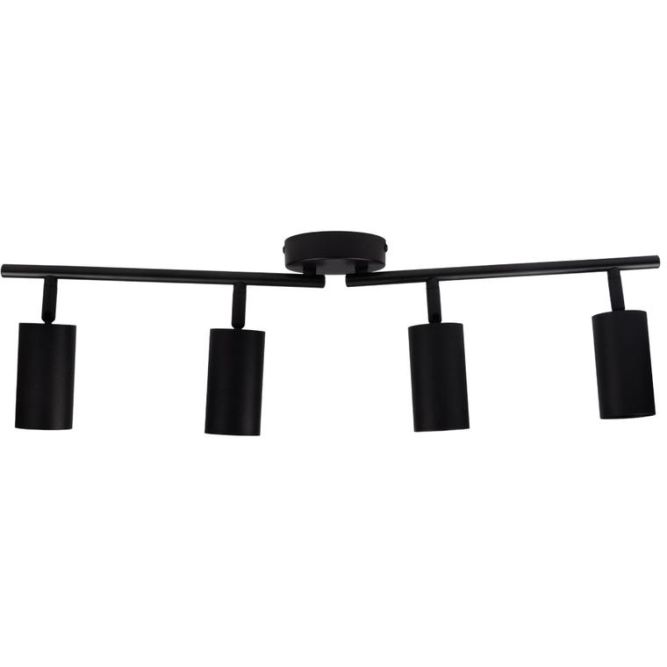 Светильник PCL-0504 4xGU10 IP20 230В BL настен./потолочн. декор. под лампу JazzWay 5066724