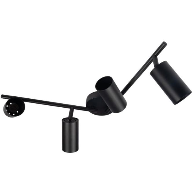 Светильник PCL-0504 4xGU10 IP20 230В BL настен./потолочн. декор. под лампу JazzWay 5066724