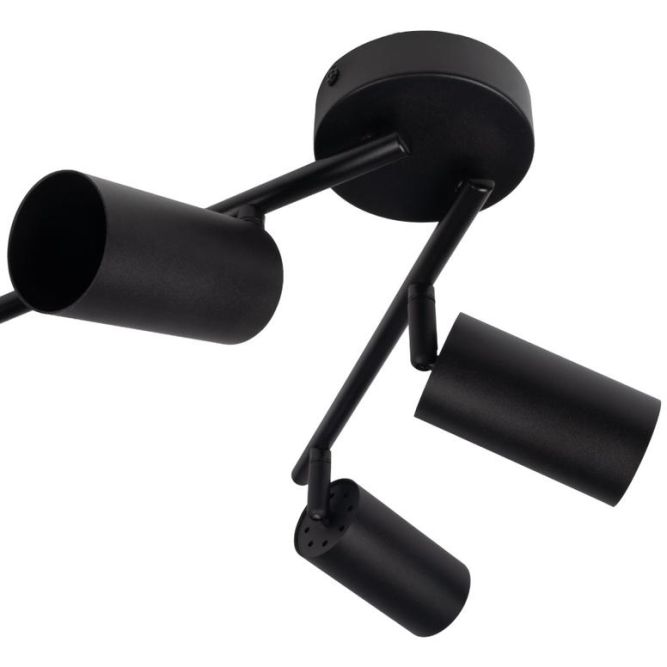 Светильник PCL-0504 4xGU10 IP20 230В BL настен./потолочн. декор. под лампу JazzWay 5066724