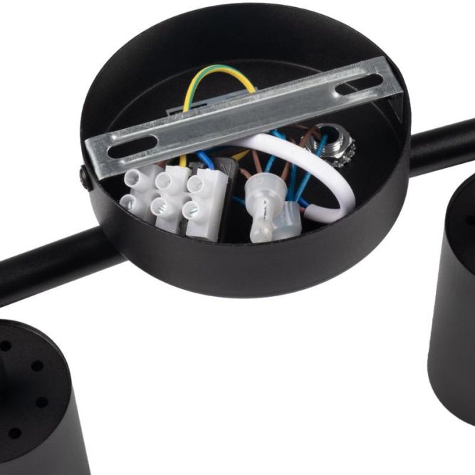 Светильник PCL-0504 4xGU10 IP20 230В BL настен./потолочн. декор. под лампу JazzWay 5066724