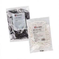 Дюбель-хомут ДХ 19-25 нейлон черн. (уп.100шт) Fortisflex 59566