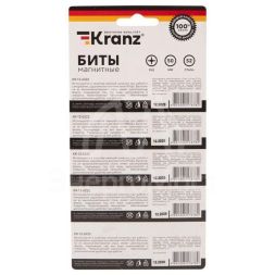 Бита PH2x50мм для шуруповерта сталь S2 (уп.5шт) (лента) Kranz KR-12-6222