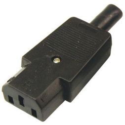 Гнездо сетевое на шнур (уп.25шт) Rexant 11-0004