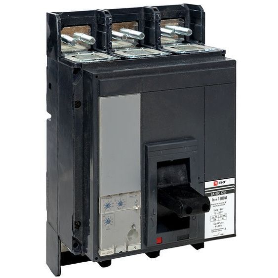 Выключатель автоматический 3п 1250/1600А 50кА ВА-99C Compact NS PROxima EKF mccb99C-1250-1600