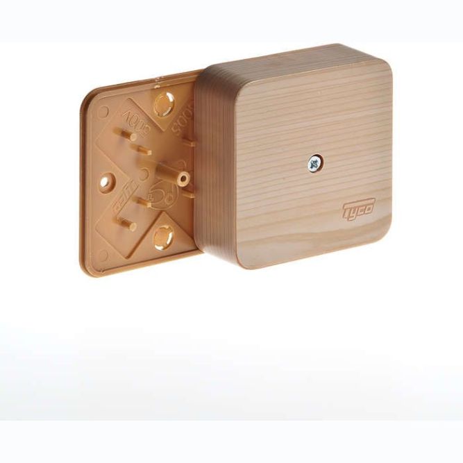 Коробка универсальная для кабель-каналов 80х80х25 сосна (светл. основа) IP40 Ruvinil 65005-27М