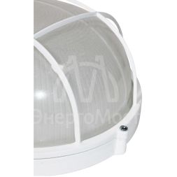 Светильник НПП 03-100-010 &amp;quot;Банник&amp;quot; 1102 круг большой 1х100Вт E27 IP65 корпус с решеткой бел. Элетех 1005500931