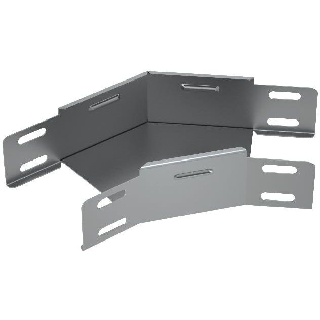 Угол для лотка горизонтальный 45град. 100х50 сталь 0.8мм GL45-50-100 КМ LO0104