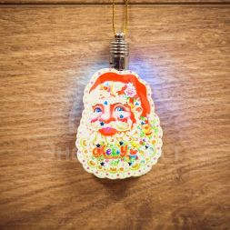 Фигура светодиодная подвесная &amp;quot;Санта Клаус&amp;quot; 8х6см Neon-Night 501-100