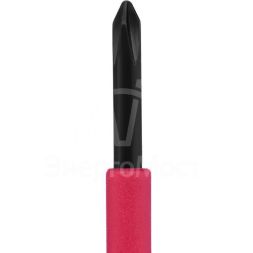 Отвертка диэлектрическая крестовая PH0х75 K3 1000В ARMA2L 3 IEK A2L3-SC30-K3-PH-00-075