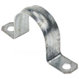 Скоба крепежная двухлапковая d31-32мм метал. EKF sm-2-31-32