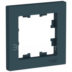 Рамка 1-м AtlasDesign изумруд SchE ATN000801