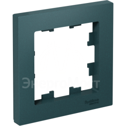 Рамка 1-м AtlasDesign изумруд SchE ATN000801